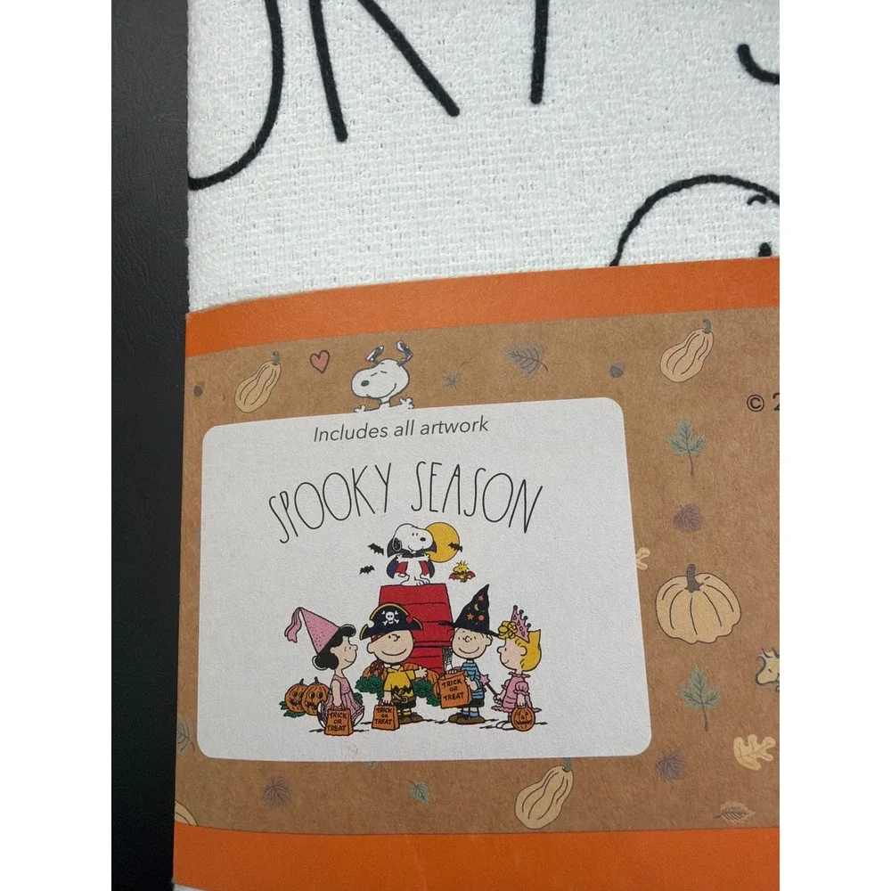 Rae Dunn Peanuts Snoopy Halloween Dish Drying Mats Set of 2 Spooky Season NWT